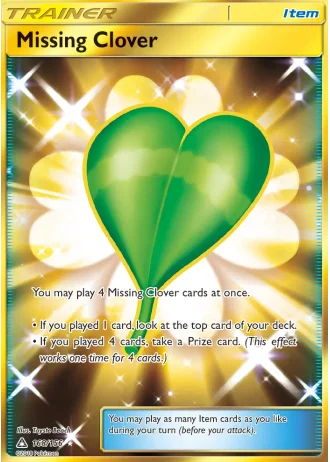Missing Clover #168/156 — Ultra Prism