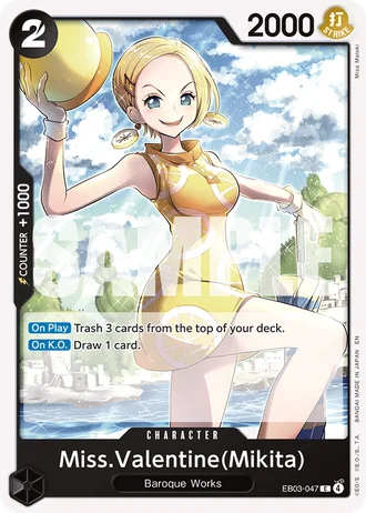 Miss.Valentine(Mikita) (EB03-047) — ONE PIECE Heroines Edition (EB03)