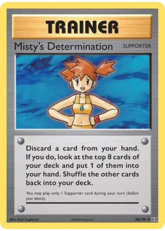 Misty's Determination #80/108 — Evolutions