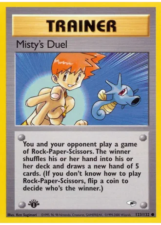 Misty's Duel #123/132 — Gym Heroes
