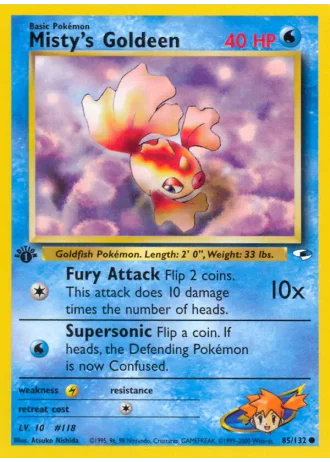 Misty's Goldeen #85 — Gym Heroes
