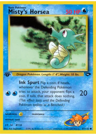 Misty's Horsea #87 — Gym Challenge