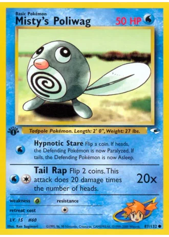 Misty's Poliwag #87 — Gym Heroes