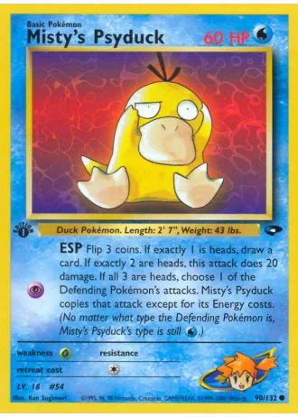 Misty's Psyduck #90 — Gym Challenge