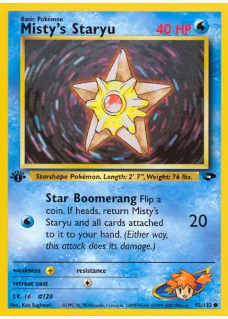 Misty's Staryu #92 — Gym Challenge