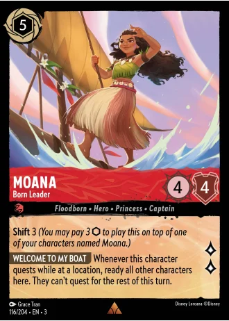 Moana - Born Leader #116/204 — Into the Inklands