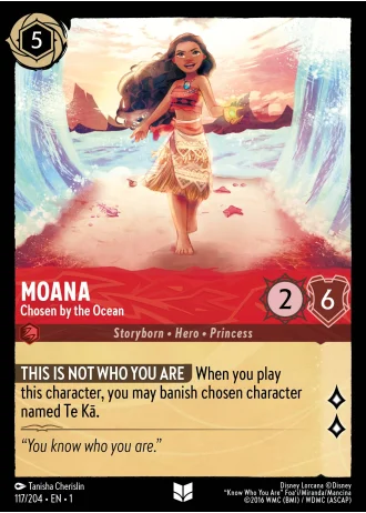 Moana - Chosen by the Ocean #117/204 — The First Chapter