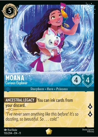 Moana - Curious Explorer #155/204 — Winterspell