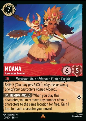 Moana - Kakamora Leader #121/204 — Azurite Sea