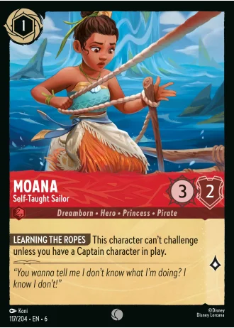 Moana - Self-Taught Sailor #117/204 — Azurite Sea