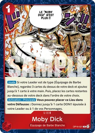 Moby Dick (OP16-021) — L'Heure de la Bataille Décisive (OP16)