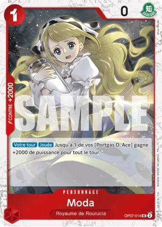 Moda (OP07-014) (Reprint) — ONE PIECE CARD THE BEST vol.2 (PRB02)