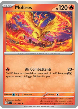 Moltres #014/94 — Flamme Spettrali