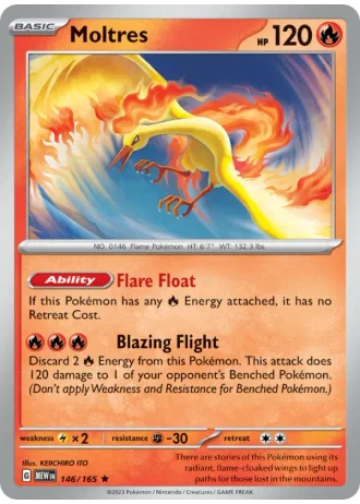 Moltres #146/165 — 151