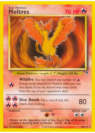 Moltres #30 — Legendary Collection