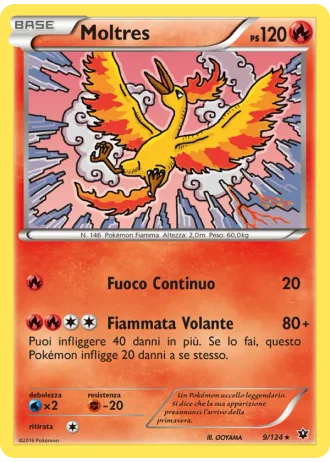 Moltres #9/124 — Destini Incrociati