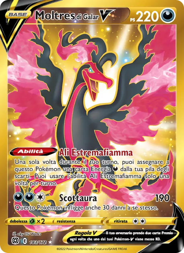 Moltres di Galar V #183 — Astri Lucenti