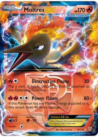 Moltres EX #14/135 — Plasma Storm