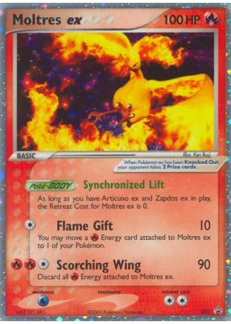Moltres ex #31 — Nintendo Promos