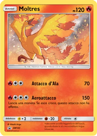 Moltres SM143 — Sole e Luna Promos