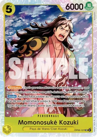 Momonosuké Kozuki (OP06-107) (Reprint) — ONE PIECE CARD THE BEST vol.2 (PRB02)