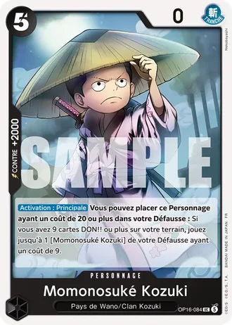 Momonosuké Kozuki (OP16-084) — L'Heure de la Bataille Décisive (OP16)