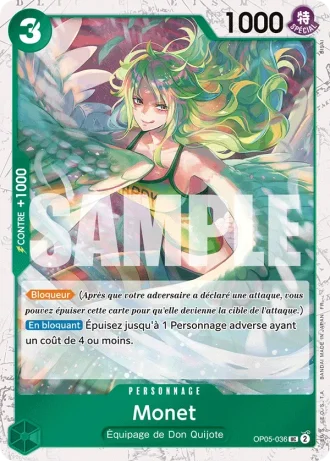 Monet (OP05-036) (Reprint) — ONE PIECE CARD THE BEST vol.2 (PRB02)