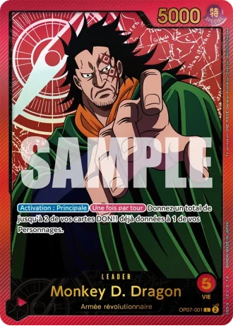 Monkey D. Dragon (OP07-001) (Special Rare) — Anime 25th Collection (EB02)