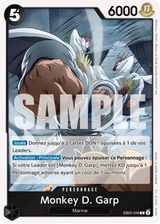 Monkey D. Garp (EB02-049) — Anime 25th Collection (EB02)