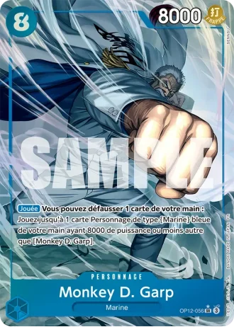Monkey D. Garp (OP12-056) (Alternative Art) — l'Héritage du Maître (OP12)