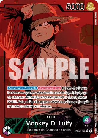 Monkey D. Luffy (EB02-010) (Alternative Art) — Anime 25th Collection (EB02)