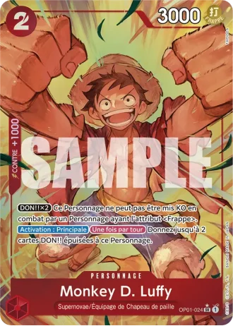 Monkey D. Luffy (OP01-024) (Reprint) — ONE PIECE CARD THE BEST (PRB01)