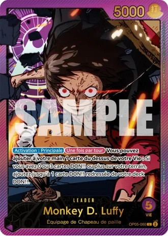 Monkey D. Luffy (OP05-060) (Special Rare) — Anime 25th Collection (EB02)
