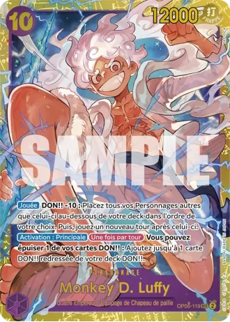 Monkey D. Luffy (OP05-119) (Alternative Art) — ONE PIECE CARD THE BEST (PRB01)