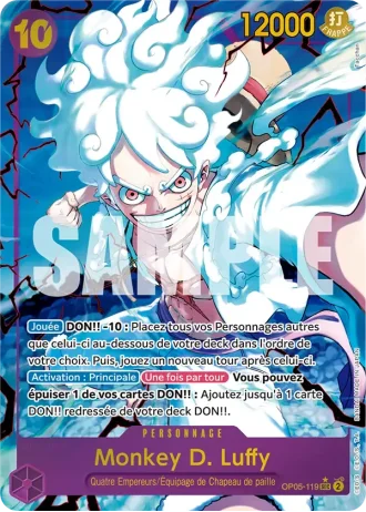 Monkey D. Luffy (OP05-119) (Manga Rare + Reprint) — ONE PIECE CARD THE BEST (PRB01)
