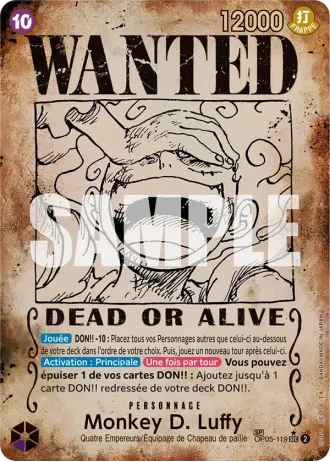 Monkey D. Luffy (OP05-119) (Special Rare) — Les Nouveaux Empereurs (OP09)