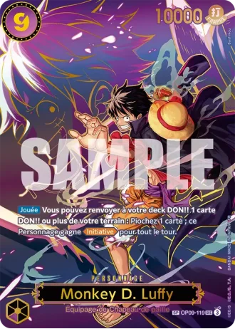 Monkey D. Luffy (OP09-119) (Special Rare) — Successeurs (OP13)