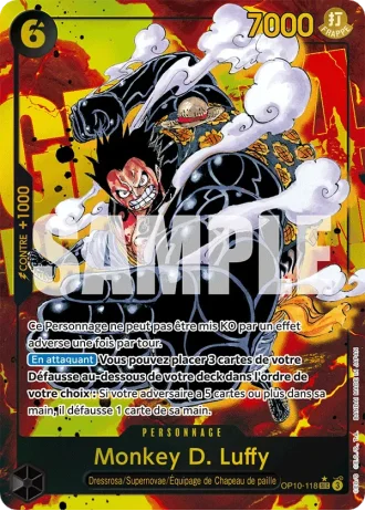 Monkey D. Luffy (OP10-118) (Alternative Art) — Sang Royal (OP10)