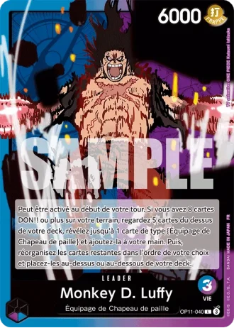 Monkey D. Luffy (OP11-040) — Des Poings Vifs Comme l'Éclair (OP11)