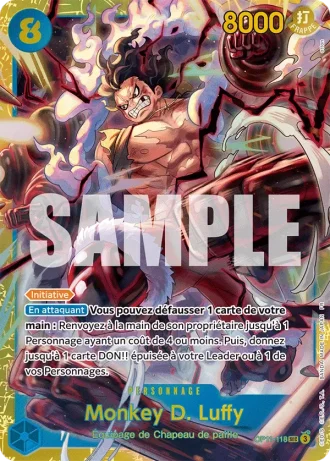 Monkey D. Luffy (OP11-118) — Des Poings Vifs Comme l'Éclair (OP11)