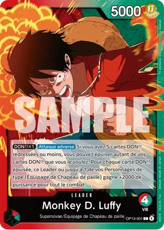 Monkey D. Luffy (OP13-001) — Successeurs (OP13)