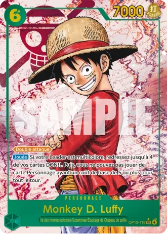 Monkey D. Luffy (OP13-118) (Alternative Art) — Successeurs (OP13)