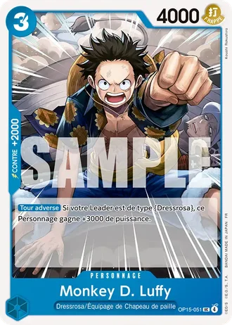Monkey D. Luffy (OP15-051) — Aventure sur l'Île de Dieu (OP15-EB04)