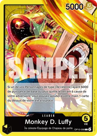 Monkey D. Luffy (OP15-098) — Aventure sur l'Île de Dieu (OP15-EB04)