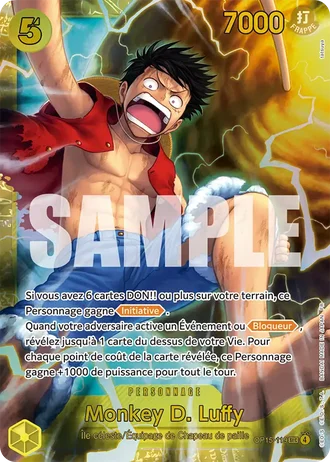 Monkey D. Luffy (OP15-119) — Aventure sur l'Île de Dieu (OP15-EB04)