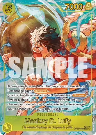 Monkey D. Luffy (OP15-119) (Alternative Art) — Aventure sur l'Île de Dieu (OP15-EB04)