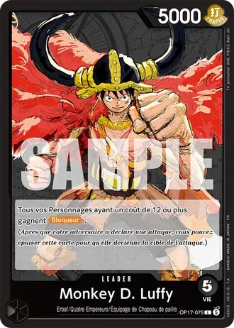 Monkey D. Luffy (OP17-079) — Les Guerriers les Plus Puissants au Monde (OP17)
