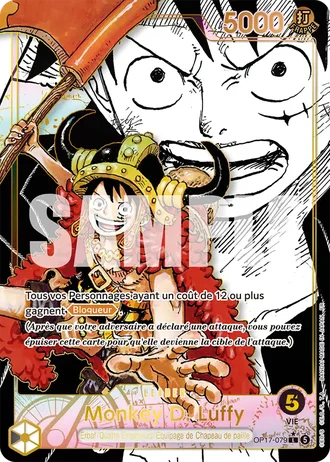 Monkey D. Luffy (OP17-079) (Alternative Art 2) — Les Guerriers les Plus Puissants au Monde (OP17)