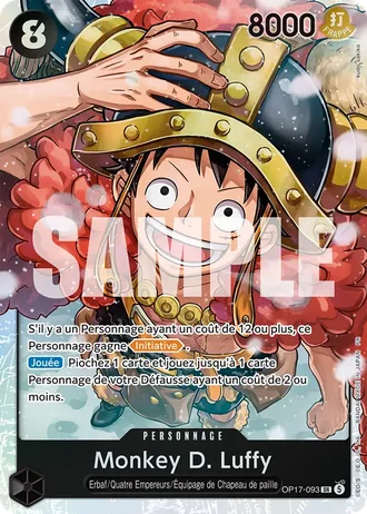 Monkey D. Luffy (OP17-093) — Les Guerriers les Plus Puissants au Monde (OP17)