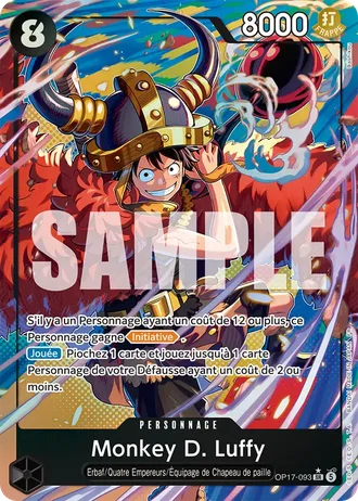 Monkey D. Luffy (OP17-093) (Alternative Art) — Les Guerriers les Plus Puissants au Monde (OP17)